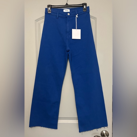 Pistola Women’s Penny Crop Jeans – Cobalt Blue – Size 26 – NWT Rare Piece - Picture 7 of 8
